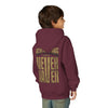 New Orleans Fans Never Waver Youth Heavy Blend Hooded Sweatshirt