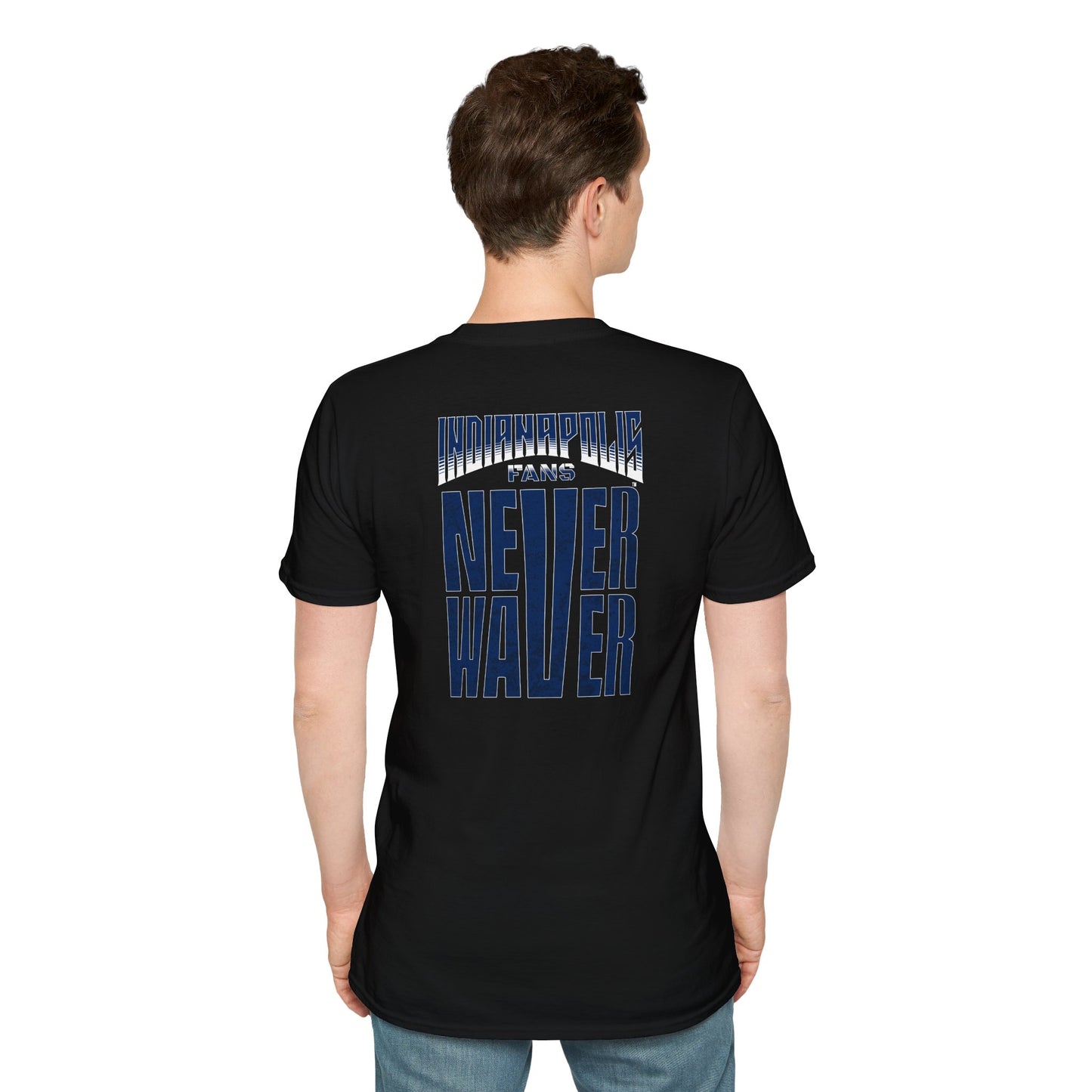 Indianapolis Fans Never Waver Unisex Softstyle T-Shirt