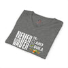 Never Waver TE: [] TEAMO [X} Tequila T-Shirt Unisex V-Neck Tee
