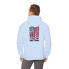 Never Waver Crew with  American Flag Design Unisex Heavy Blend™ Hoodie