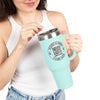 Respect Is Earned 40oz Insulated Travel Mug — Motivational Stainless Tumbler for Commuting & Gym
