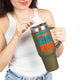 Miami Fans Never Waver Insulated Travel Mug, 40oz by Printify