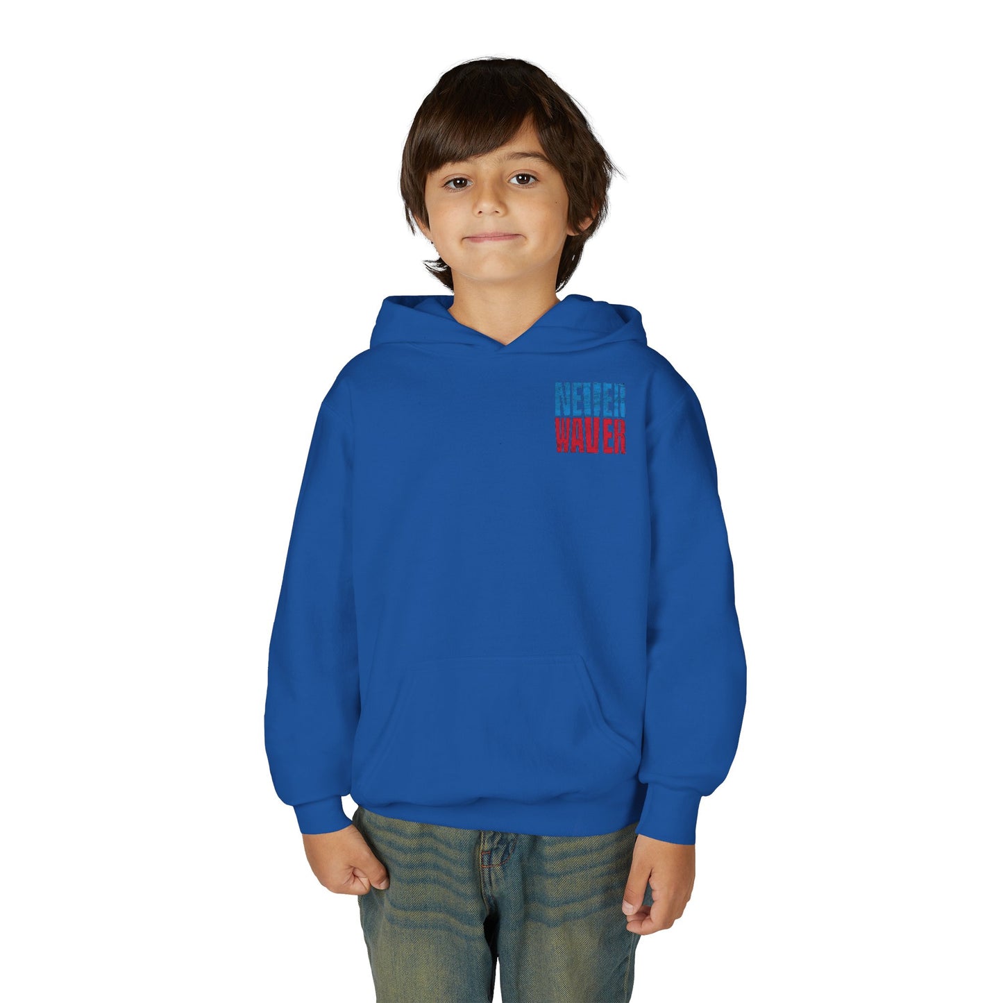 Tennessee Fans Never Waver Youth Heavy Blend Hooded Sweatshirt