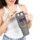 Baltimore Fans Never Waver with Leopard football Insulated Travel Mug, 40oz by Printify