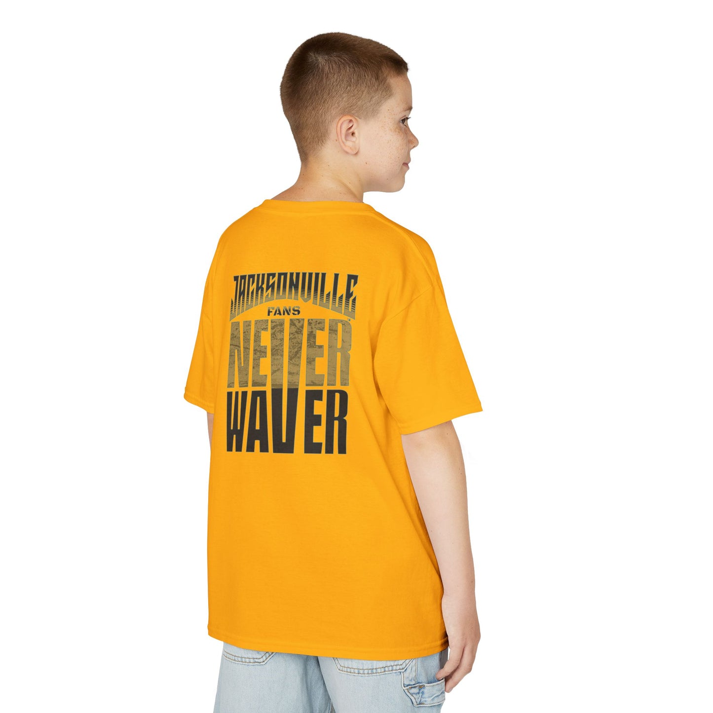 Jacksonville Fans Never Waver Kids Heavy Cotton™ Tee