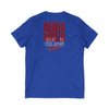 Never Waver Dream Believe Achieve Motivational V-Neck Tee
