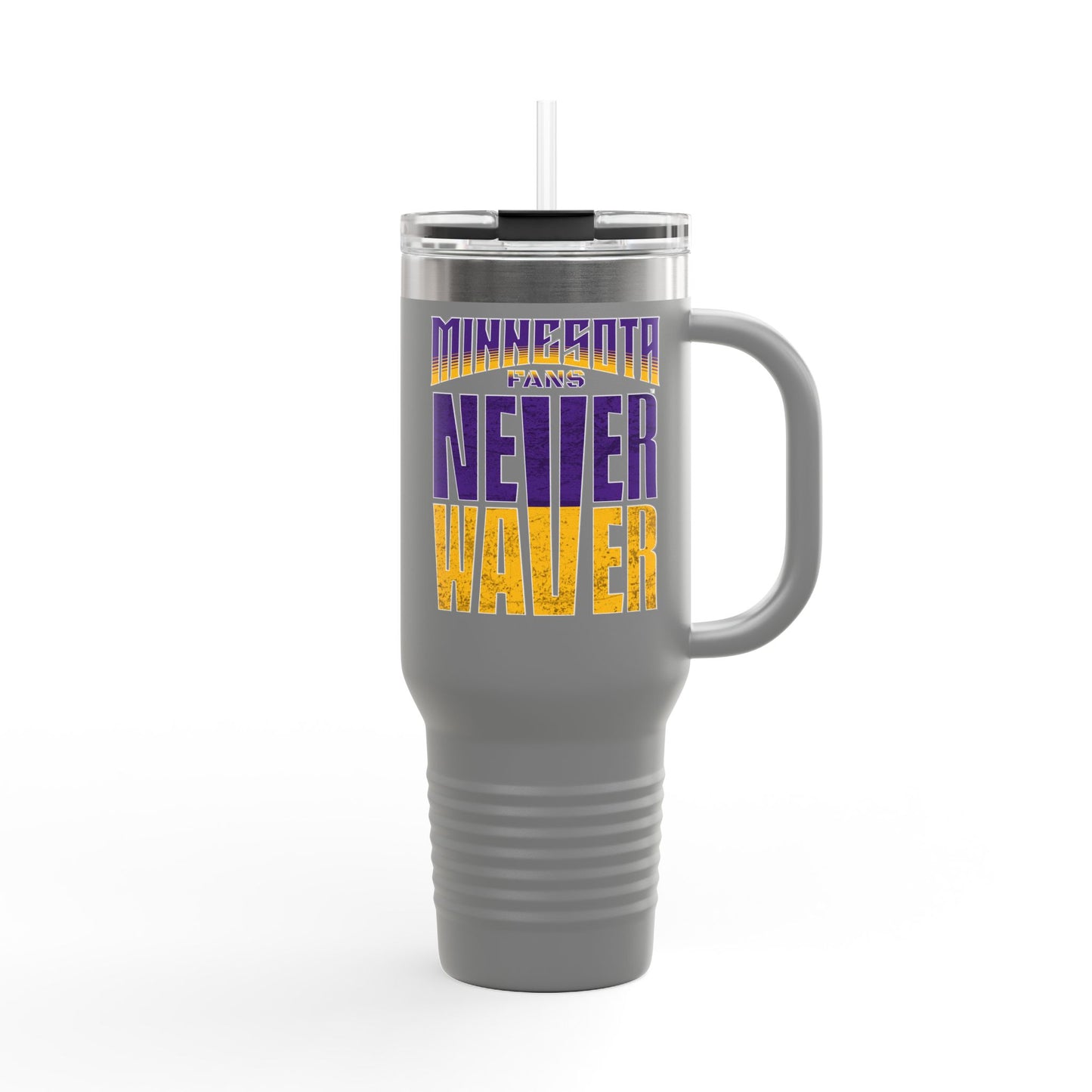 Minnesota Fans Never Waver Insulated Travel Mug, 40oz