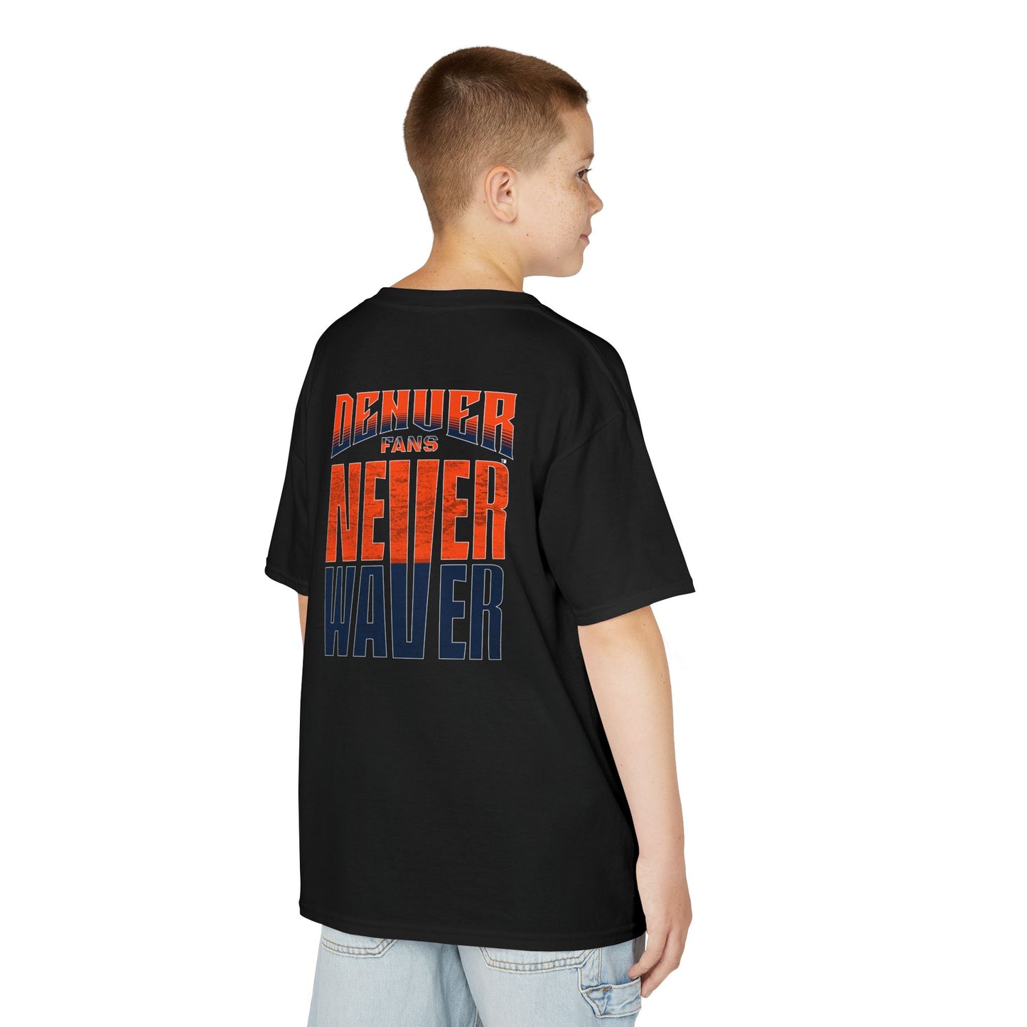 Denver Fans Never Waver Kids Heavy Cotton™ Tee