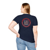 'Never Waver Remember who the F@{k you are' Circular Barbed-Wire Logo Graphic T-Shirt