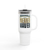 Jacksonville Fans Never Waver W-Leopard Football Insulated Travel Mug, 40oz