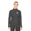 Never Waver Leopard Ladies Quarter-Zip Pullover