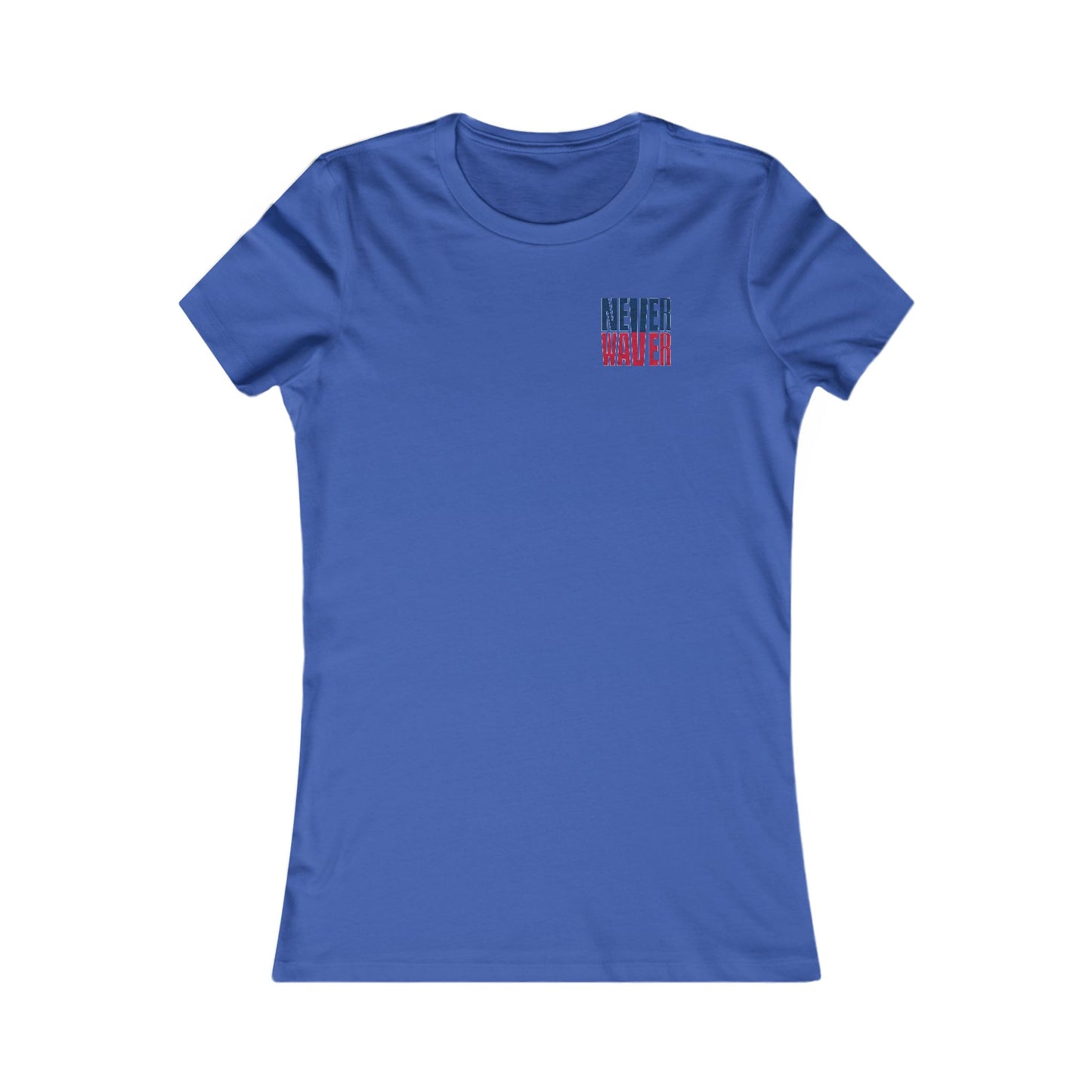 New England Fans Never Waver W-Leopard Football Women's Favorite Tee