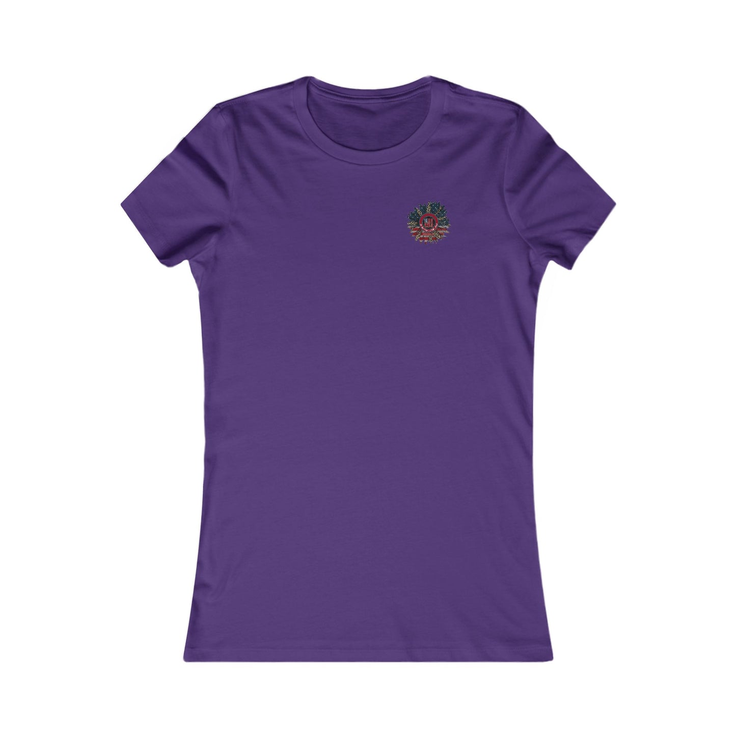 Never Waver Be Red White And a Little Bougie Women's Favorite Tee