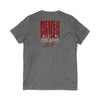 Never Waver Dream Believe Achieve Motivational V-Neck Tee