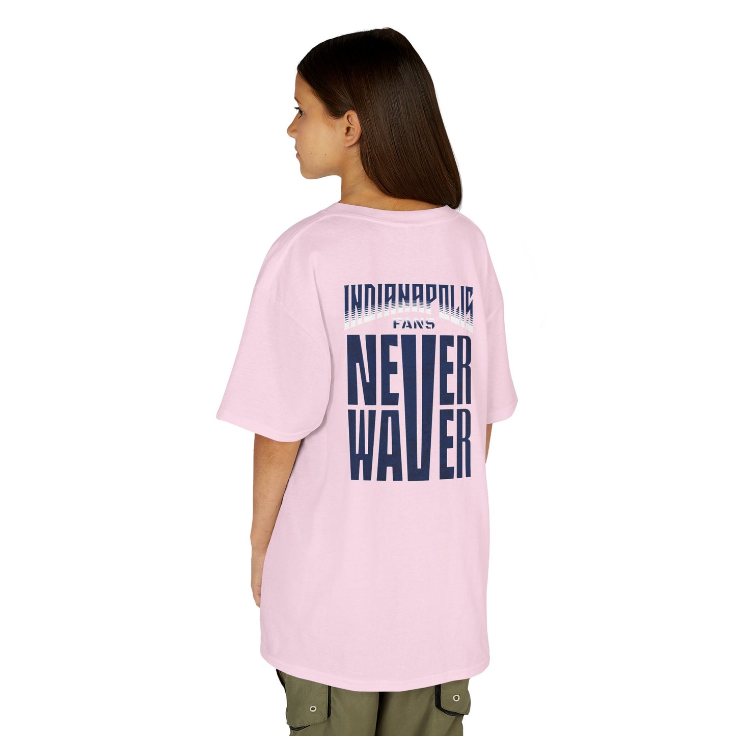 Indianapolis Fans Never Waver Kids Heavy Cotton™ Tee