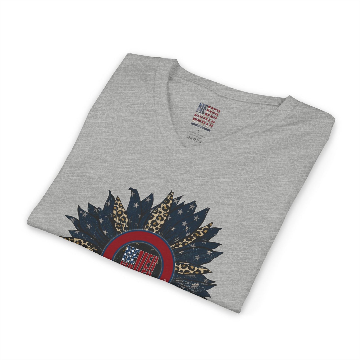 Unisex V-Neck Tee - Never Waver Be Red White & A little Bougie T-Shirt