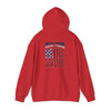 'New York Fans Never Waver' American Flag Design Unisex Heavy Blend™ Hoodie