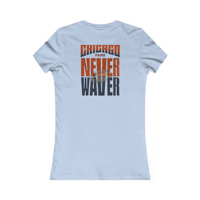 Chicago Fans Never Waver W-Leopard Football Women's Favorite Tee
