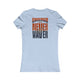 Chicago Fans Never Waver W-Leopard Football Women's Favorite Tee by Printify