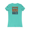 Chicago Fans Never Waver W-Leopard Football Women's Favorite Tee