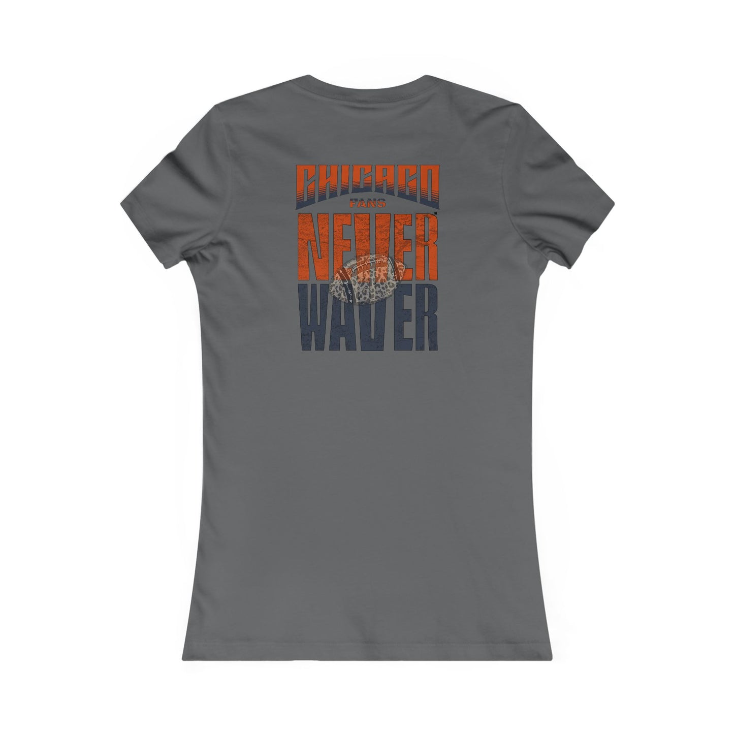 Chicago Fans Never Waver W-Leopard Football Women's Favorite Tee