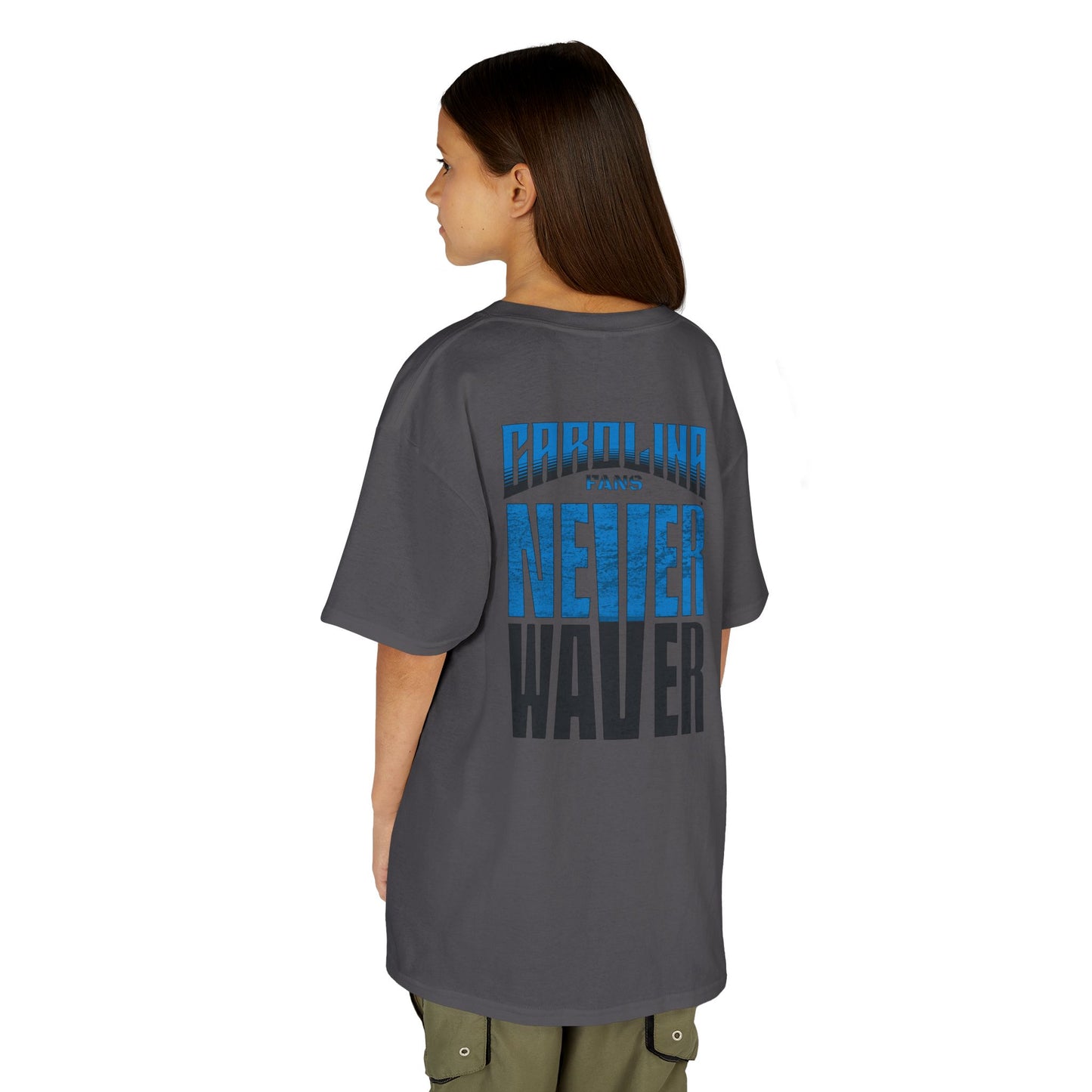 Carolina Fans Never Waver Kids Heavy Cotton™ Tee