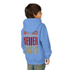 San Francisco Fans Never Waver Youth Heavy Blend Hooded Sweatshirt