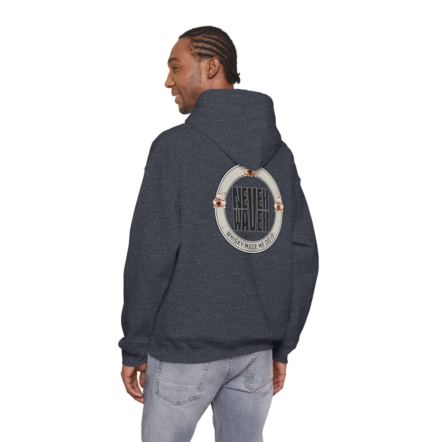 "Never Waver - Whiskey Made me do it?" Eco-Friendly Unisex Hoodie