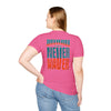 Miami Fans Never Waver Unisex Softstyle T-Shirt