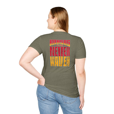 Kansas Fans Never Waver T-Shirt