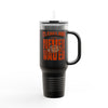 Cleveland Fans Never Waver W-Leopard Football Insulated Travel Mug, 40oz