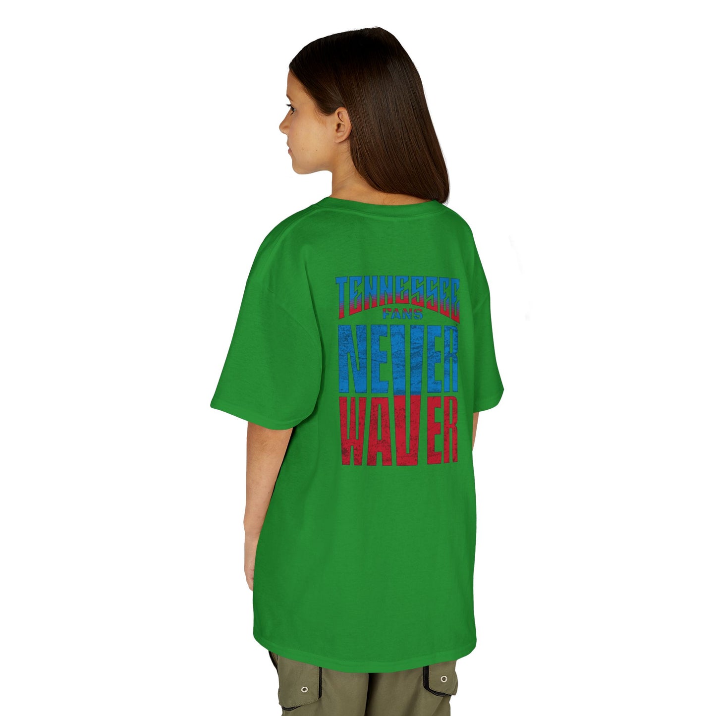Tennessee Fans Never Waver Kids Heavy Cotton™ Tee