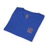 'America Never Wavers' Patriotic Shirt Unisex V-Neck Tee