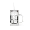 Never Waver Mason Jar with Straw - Motivational Drinkware for Home & Gifts