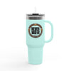 Never Waver Beer Is cheaper Than Therapy Insulated Travel Mug, 40oz