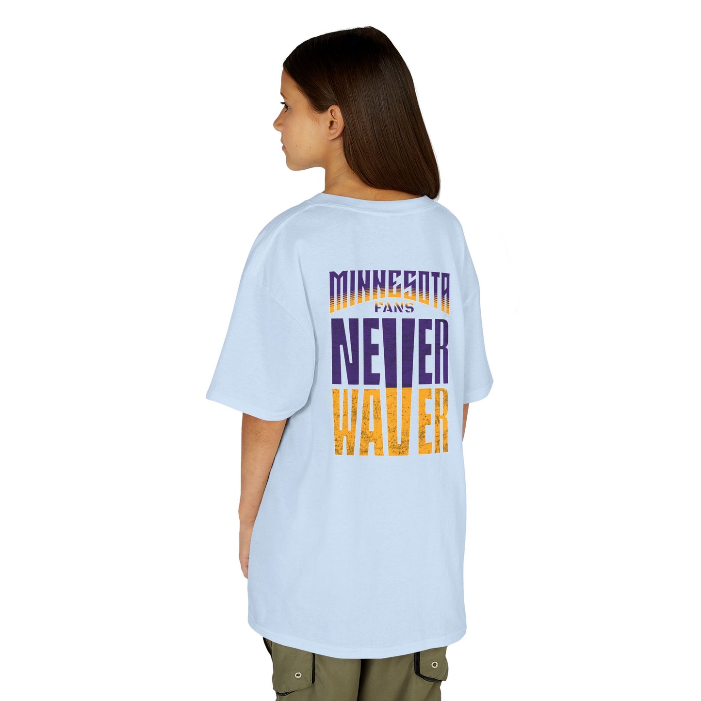 Minnesota Fans Never Waver Kids Heavy Cotton™ Tee