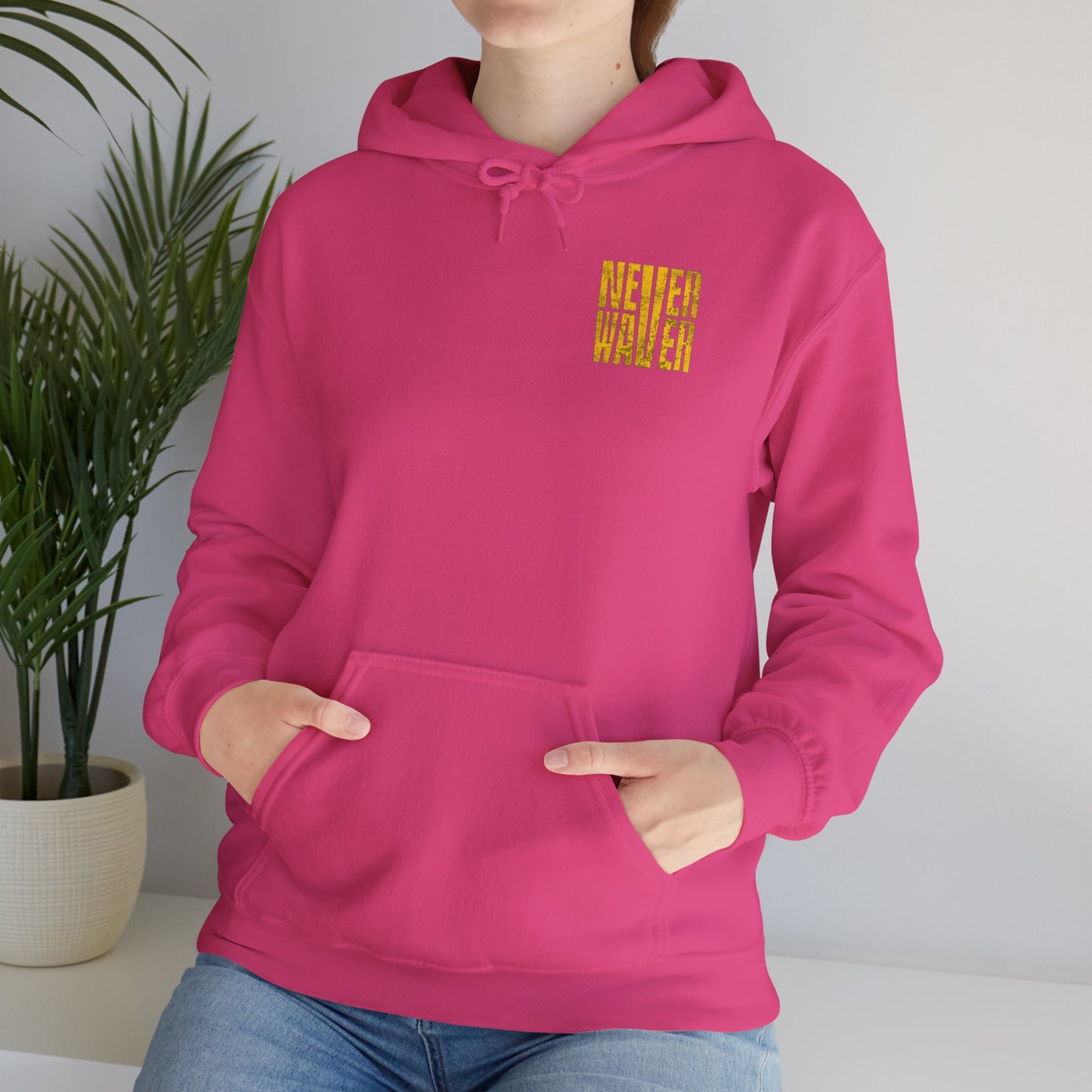 "Los Angeles Fans Never Waver" Unisex Heavy Blend™ Hooded Sweatshirt