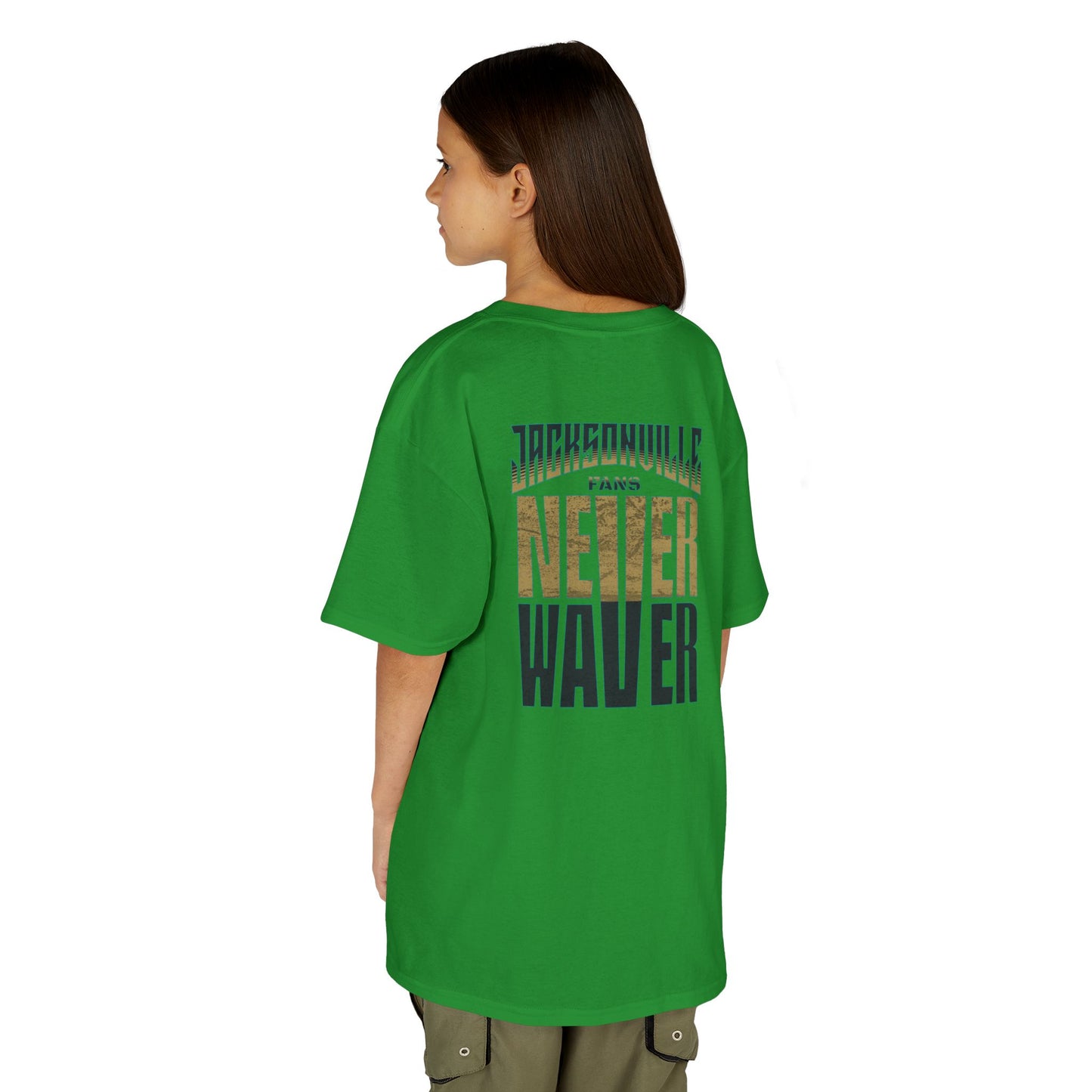 Jacksonville Fans Never Waver Kids Heavy Cotton™ Tee