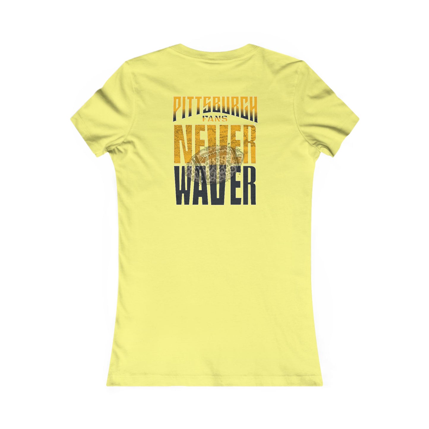Pittsburgh Fans Never Waver With Leopard Football Women's Favorite Tee