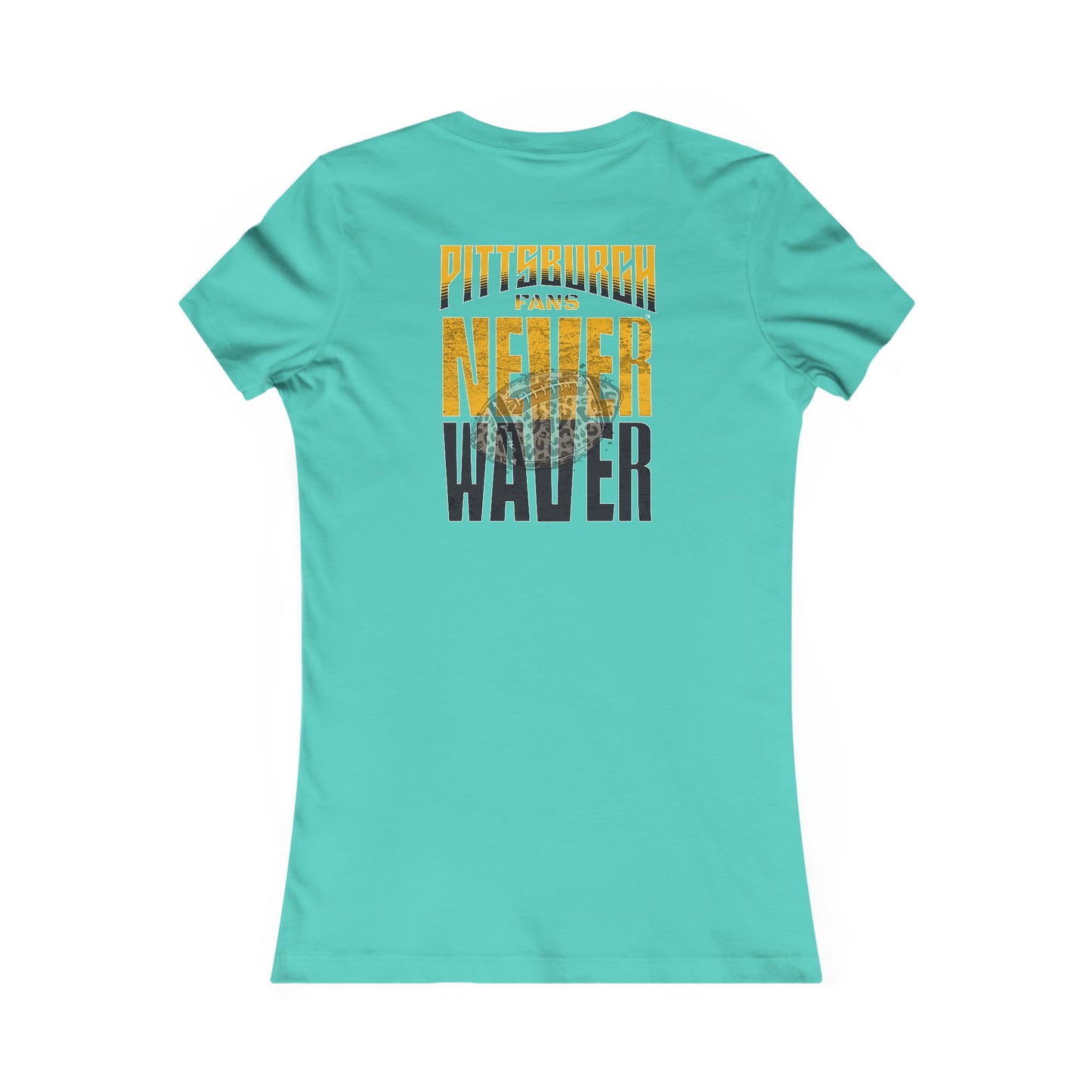 Pittsburgh Fans Never Waver With Leopard Football Women's Favorite Tee