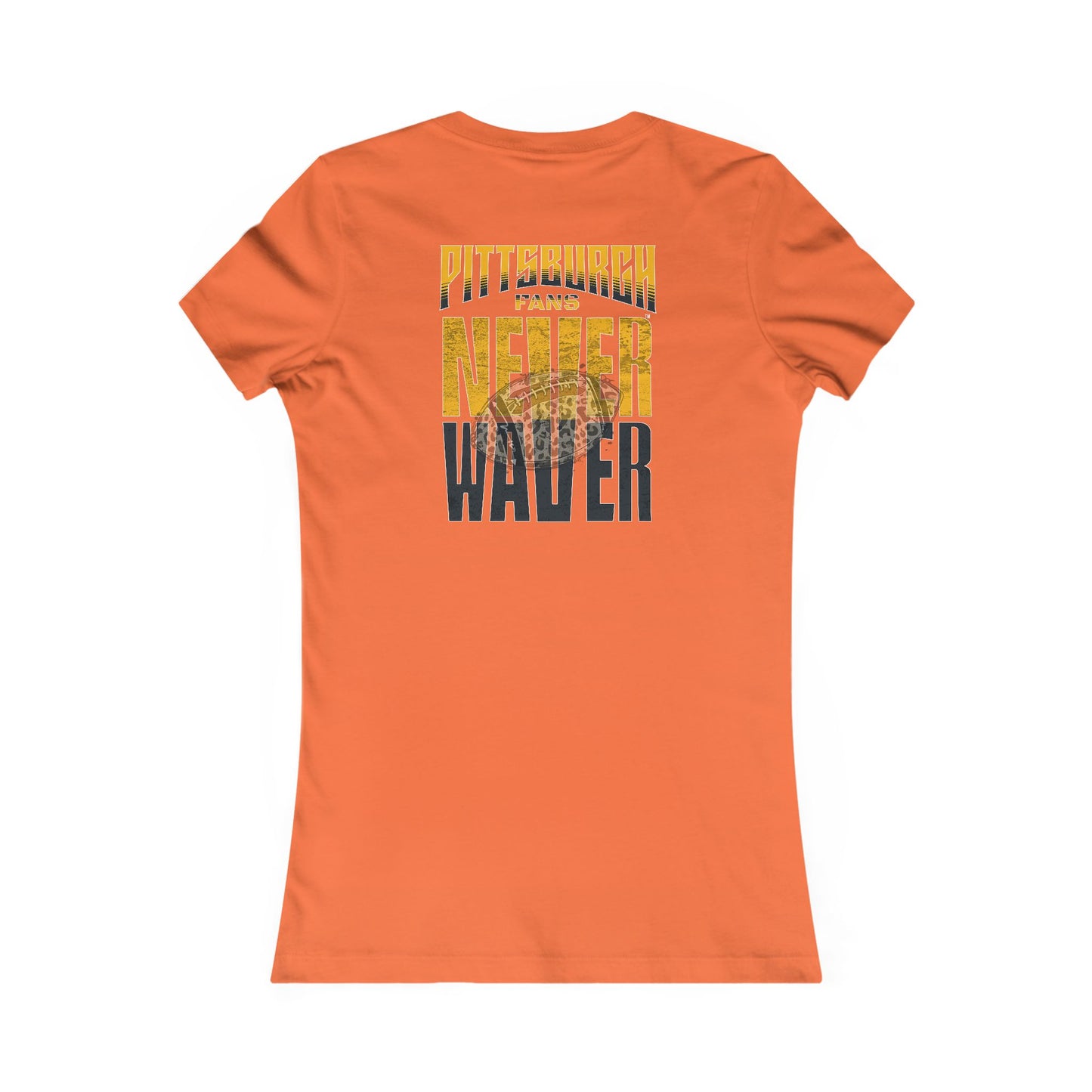 Pittsburgh Fans Never Waver With Leopard Football Women's Favorite Tee