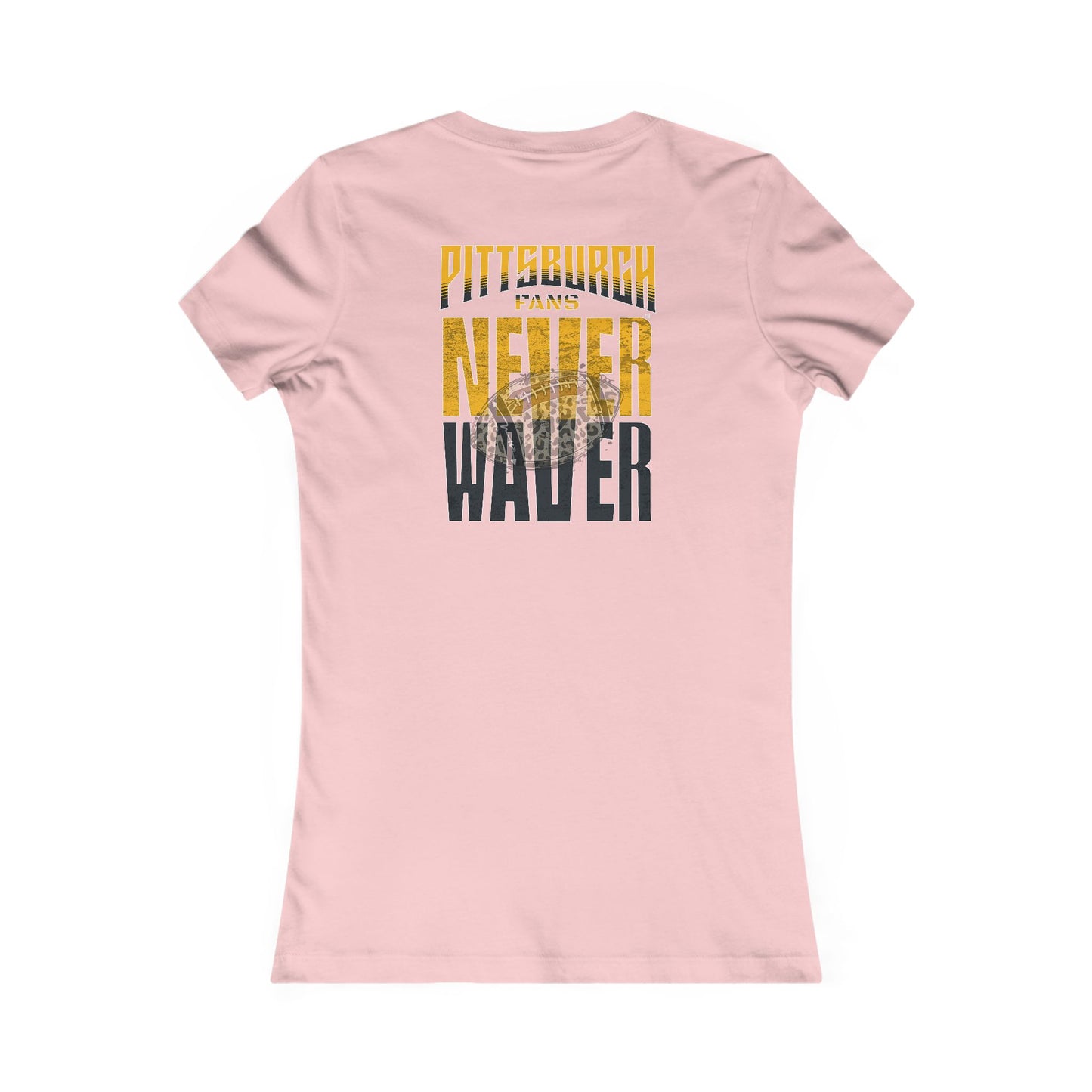 Pittsburgh Fans Never Waver With Leopard Football Women's Favorite Tee