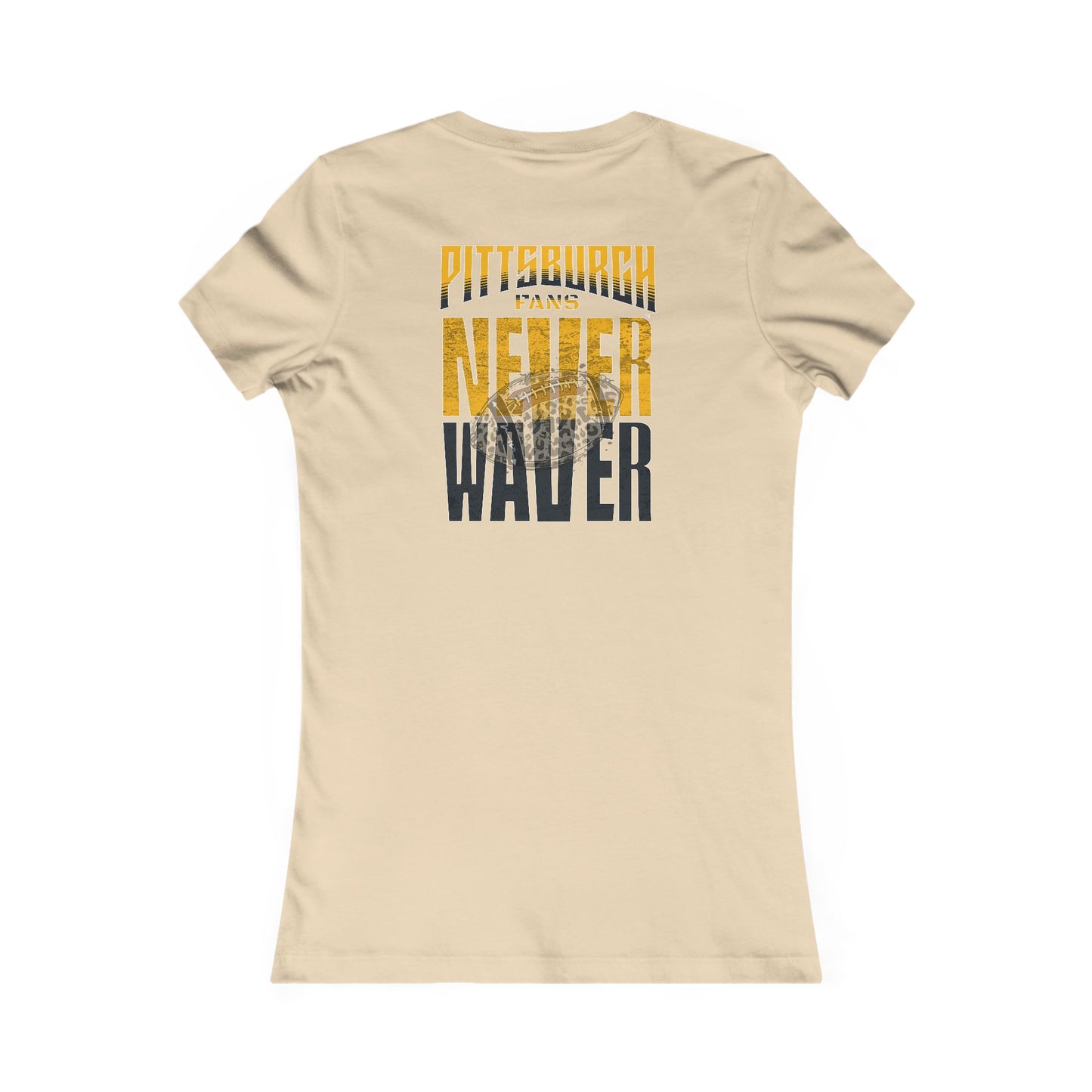 Pittsburgh Fans Never Waver With Leopard Football Women's Favorite Tee