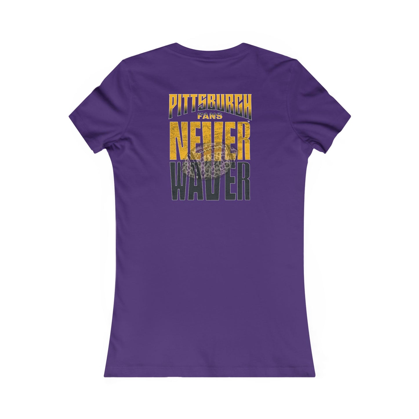 Pittsburgh Fans Never Waver With Leopard Football Women's Favorite Tee