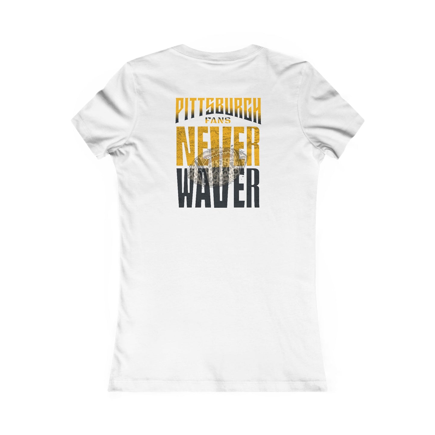 Pittsburgh Fans Never Waver With Leopard Football Women's Favorite Tee