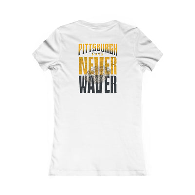 Pittsburgh Fans Never Waver With Leopard Football Women's Favorite Tee