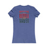 Houston Fans Never Waver W-Leopard Football Women's Favorite Tee