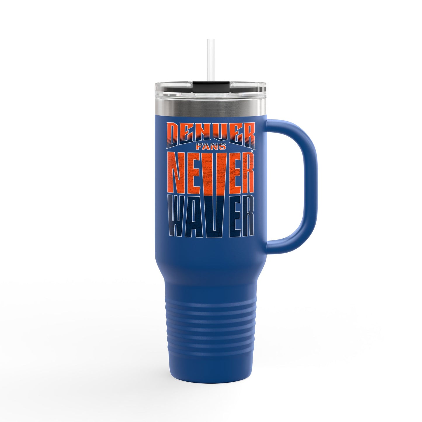 Denver Fans Never Waver Insulated Travel Mug, 40oz