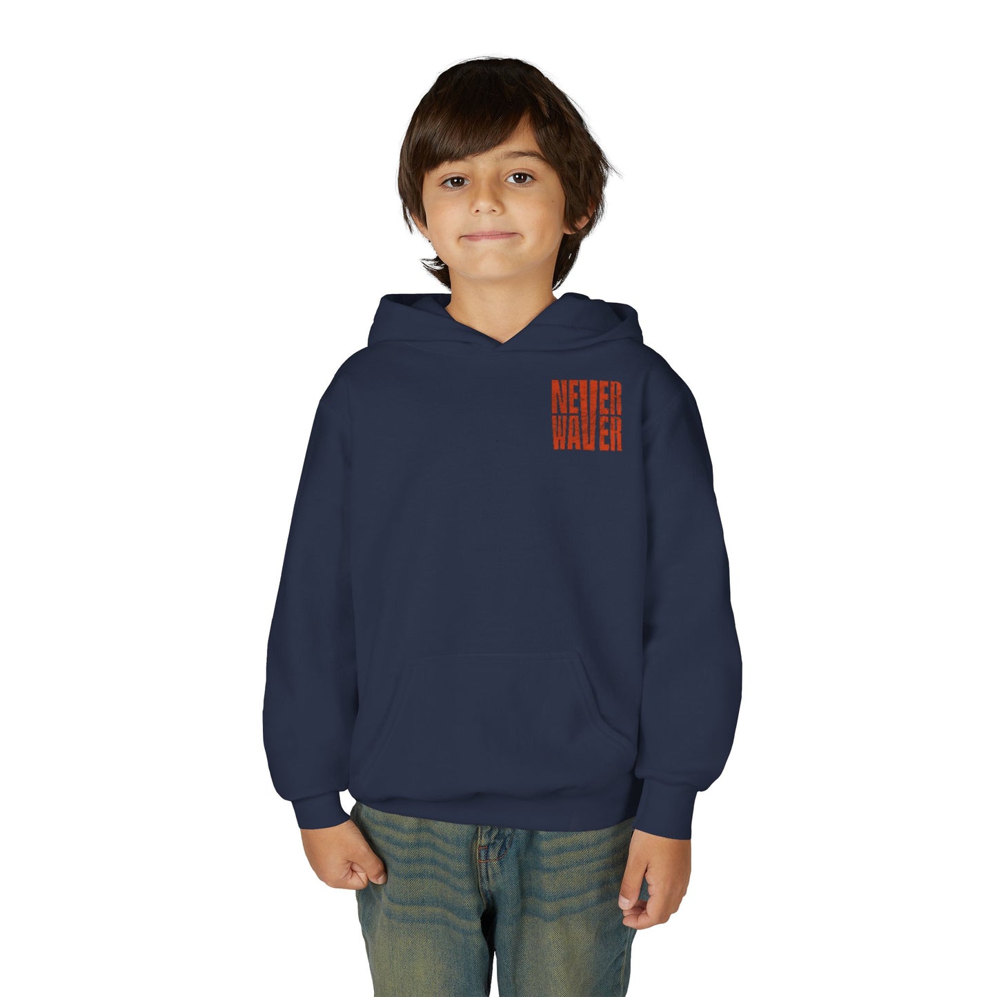 Cleveland Fans Never Waver Youth Heavy Blend Hooded Sweatshirt