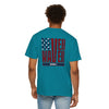 'Never Waver' Design Patriotic Unisex Garment-Dyed T-Shirt